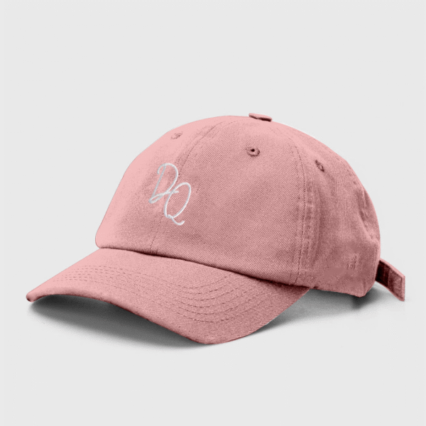 Boné Feminino Cor Rosa Casual DQ Dad Hat Donna Queen